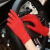 Spandex Pure Color Driving Gloves Sun Protection Mittens Outdoor Sports Gloves Female Gloves