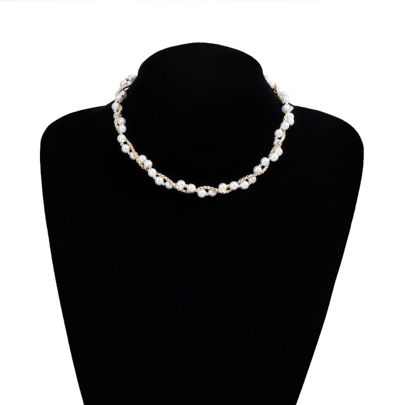Stylish Layering Necklace Feature Sparkling Glass Crystals Adjustable Twist Chain For Casual or Formal Event