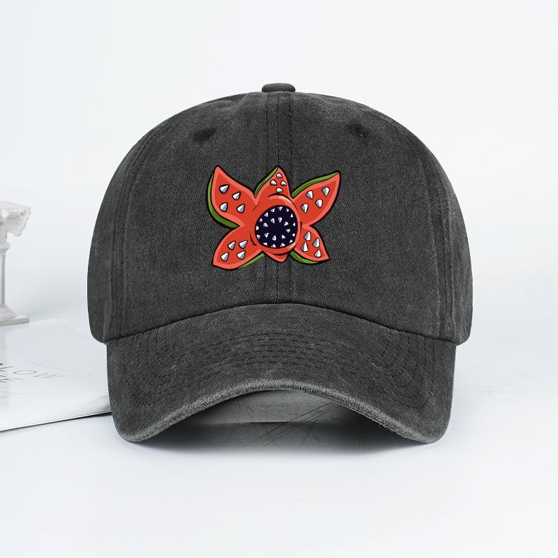 FantasyColored Floral Print Washed Baseball Cap Soft Comfortable Lightweight Breathable Playful Colorful FashionForward U