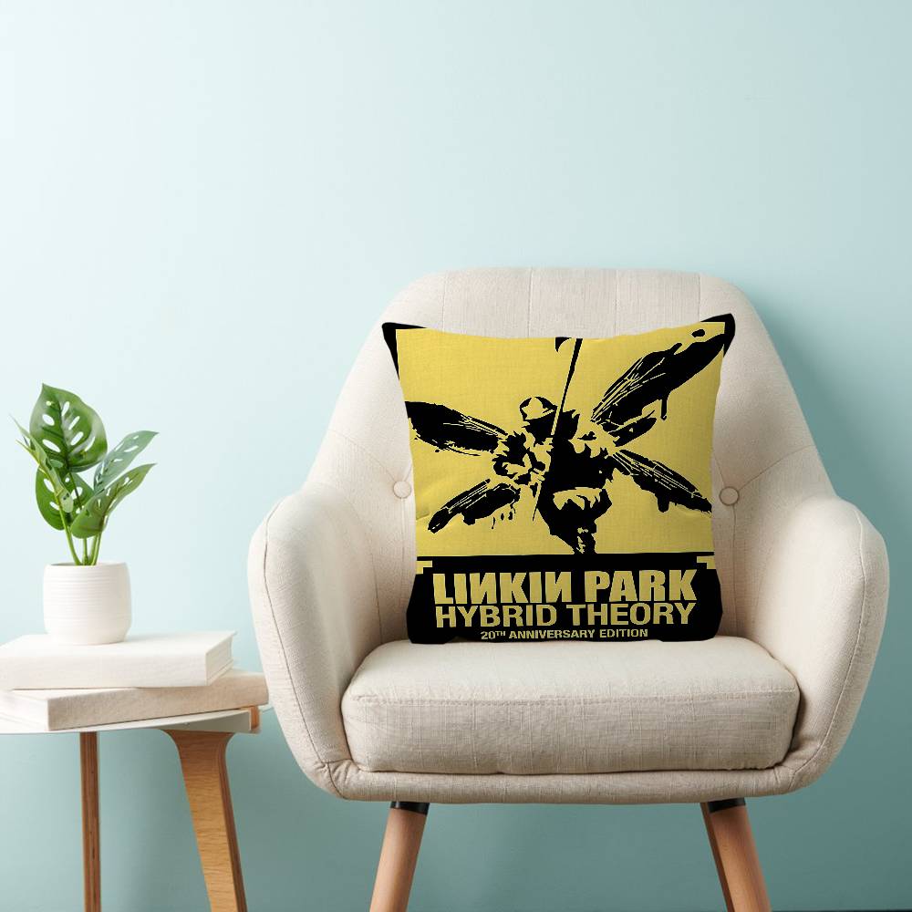 Band L-Linkin Cool P-Park Pillow Cushion Cover Pillowcase Living Room Sofa Home Decor