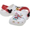 Crocs Mickey Friends Sabot Classique Confortable Polyvalent Bas Baskets de Marche Sabots pour Bébé Blanc 211485-90H