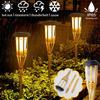 2/4/6 Stück Solarlampen LED Flammeneffekt Lampe Handarbeit Bambus Wasserdicht Gartenbeleuchtung Rasenfackeln Hof Landschaft Außenlicht