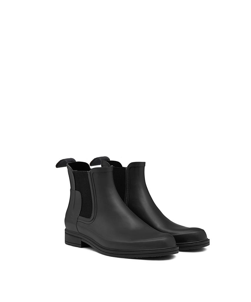 Hunter [Men] Original Refined Chelsea Rain Boots - Black Mfs9060Rmablk