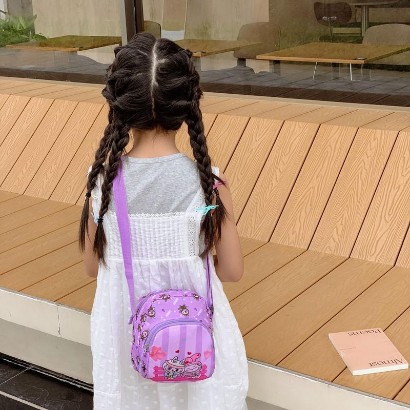 Tornister szkolny, nowy plecak dziewczęcy, lekki i wszechstronny, do noszenia na skos, do zabawy na zewnątrz, o dużej pojemności