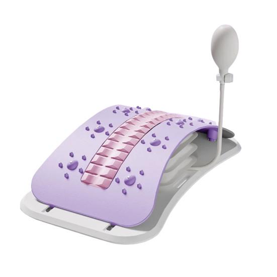Back Stretcher Waist Trainer Adjustable Spine Decompressor Scoliosis Sciatica Lower Back Pain Relief Massager