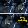 PD 3.0 Type C USB Fast Charger Din to USB and 18W QC 3.0 Power Outlet with Voltmeter for 12V-24V Ducati BMW MotorcycleJAS
