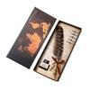 1 Set Retro Classic Texture Practical Calligraphy Feather Dip Pen Quill Foun-tain Writing Portable Birthday/Valentine's Day/Wedding Gifts 10ml