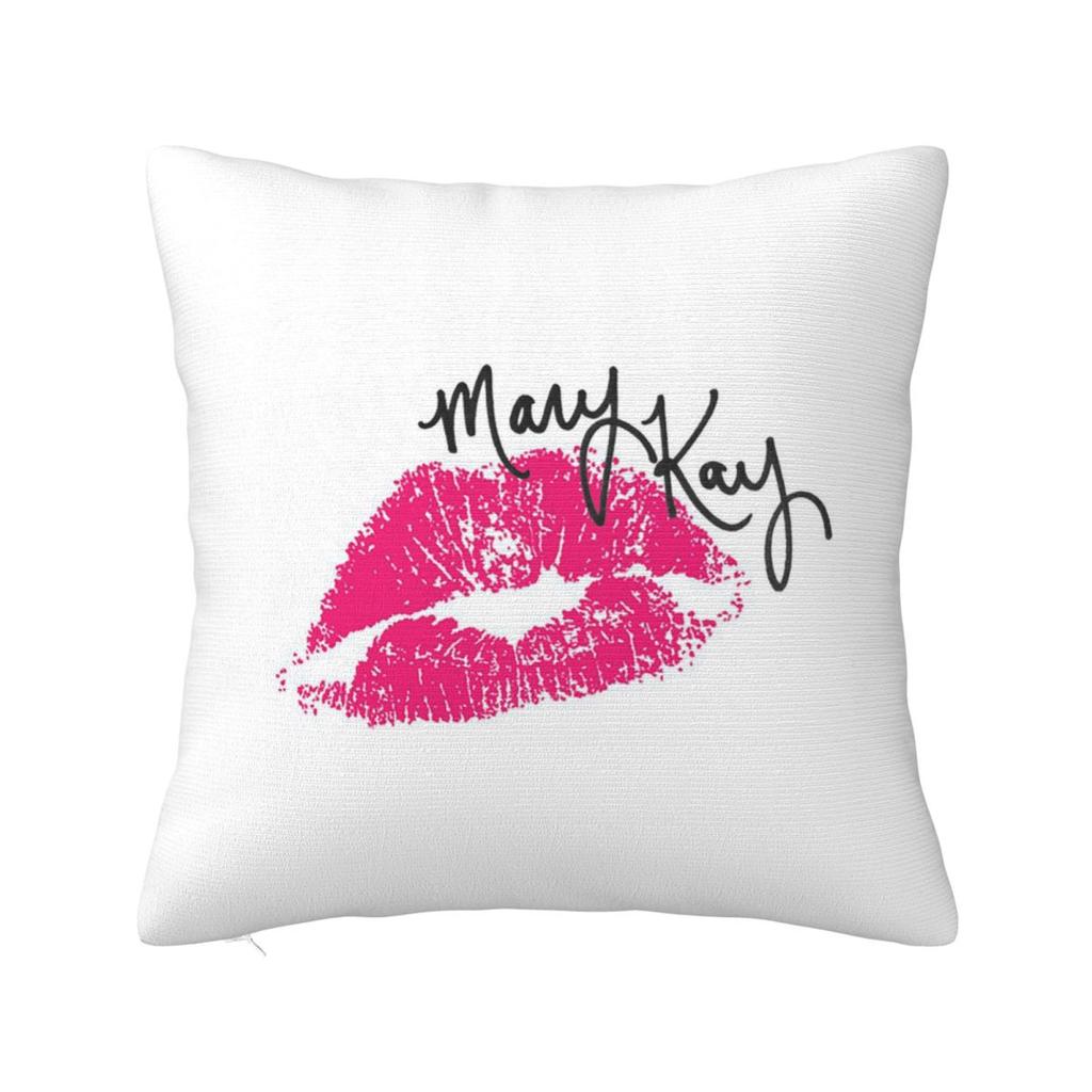 Mary Kay Cosmetics Square Pillowcase Cushion Cover Pillow Case Throw Pillow Cover for Home Sofa Living Room