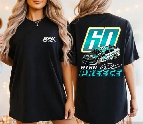 Ryan Preece 60 NASCAR Racing Graphic T-Shirt Racing Fan T-Shirt 4XL