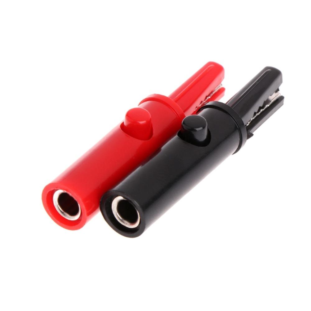 Alligator Clip Push Button Type Crocodile Clip Jack Insulation Alligator Clip Crocodile Clip