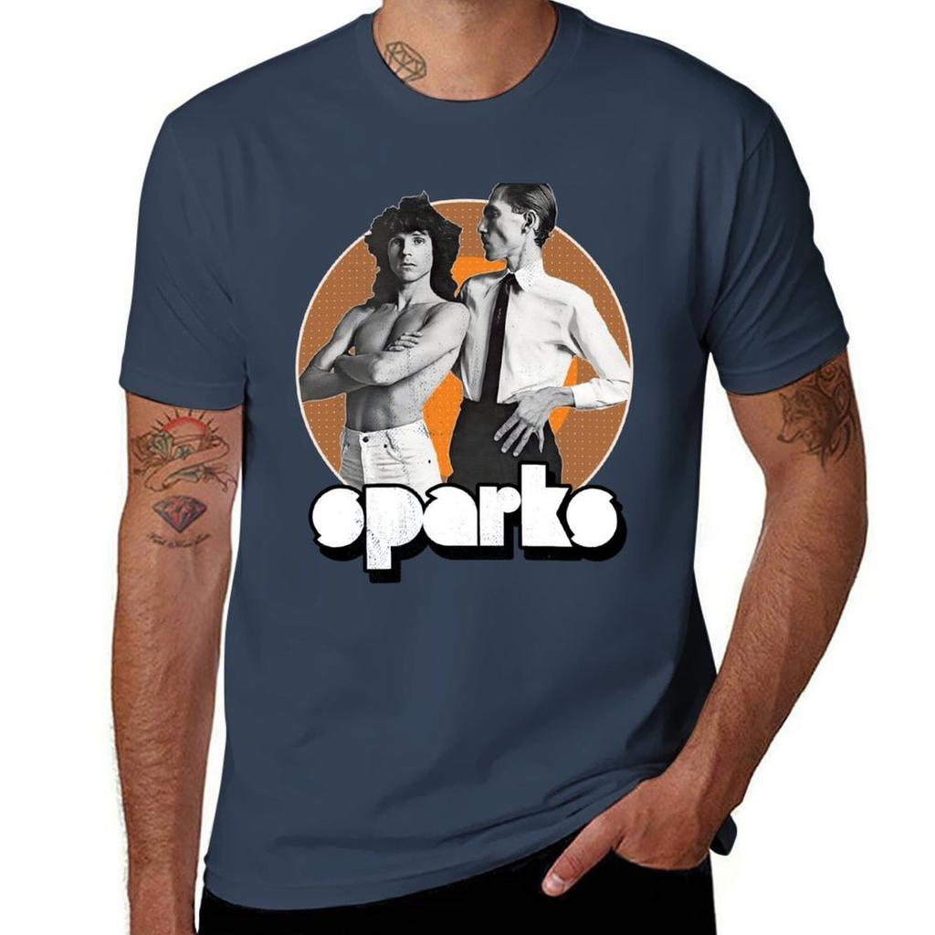 Retro Sparks Band Synth Tribute Tshirt Lightweight Print Tshirt