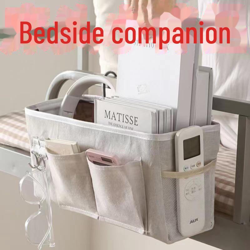 College Dorm Bedside Hanging Storage Organizer