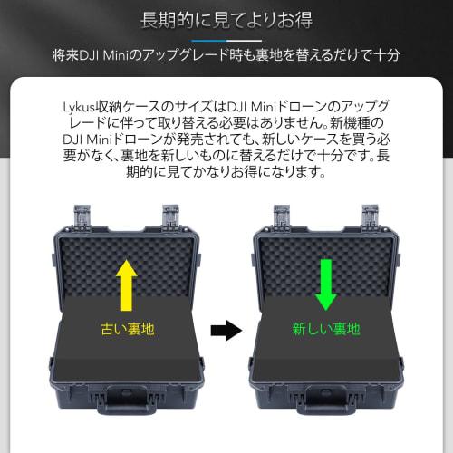 Lykus Titan N110 Waterproof Case for DJI Neo Combo, RC-N3, and DJI RC 2, Holds up to 7 Batteries (Case Only)