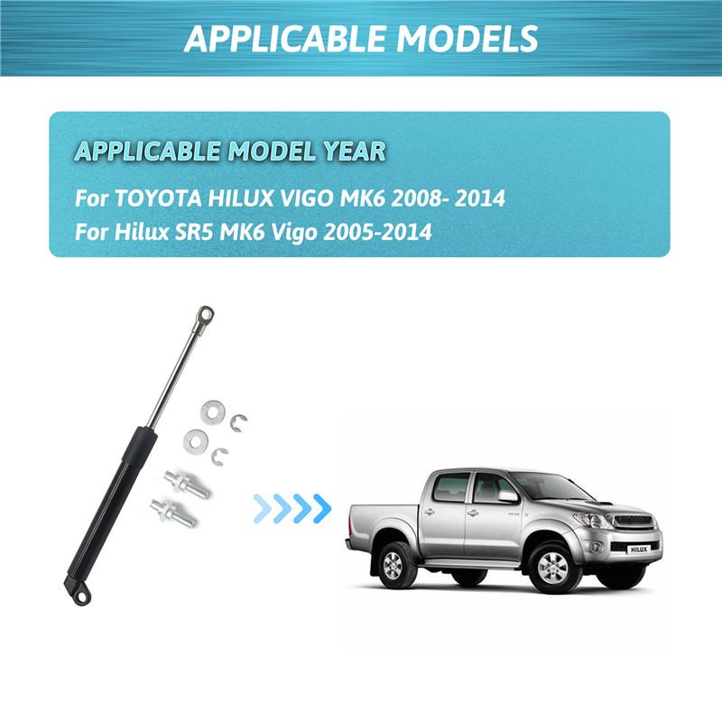 1Pcs For Toyota Hilux Vigo MK6 2008-2014 Car Tailgate Lift Support Struts Gas Spring Damper