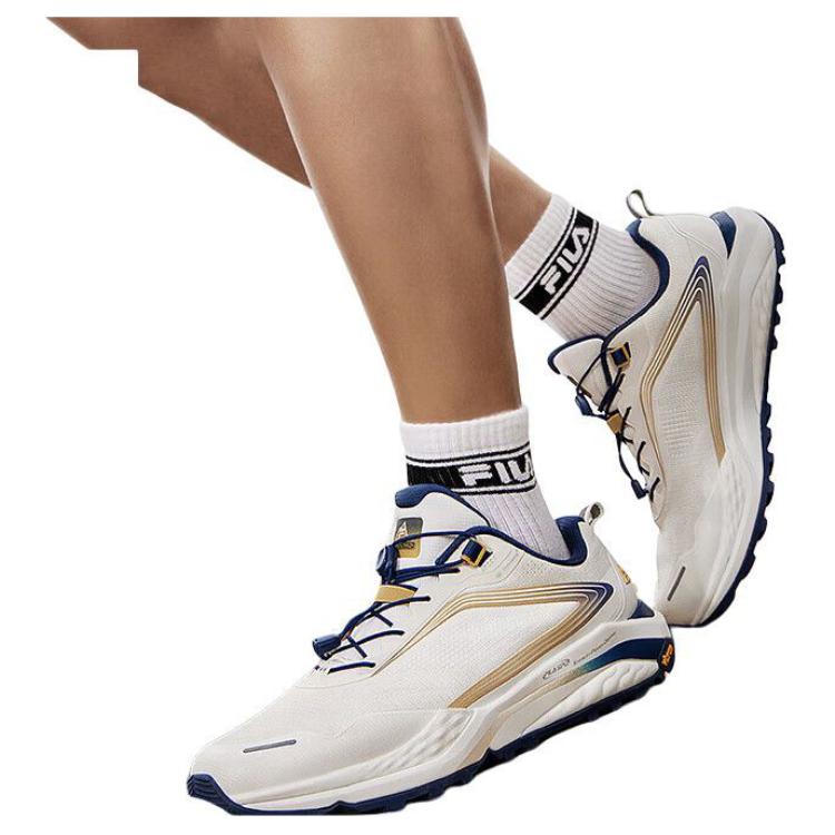 Fila SPD LYNX 2 Pantofi de Trail Running Confortabili de Exterior cu Top Jos Bărbați sneaker Alb A12M431201FBA