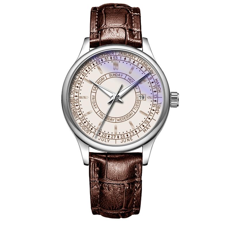 New Product - Premium Brand Men's Watch - Fashion Business Waterproof Men's Watch - Men's Quartz Watch - Leather Men's Watch