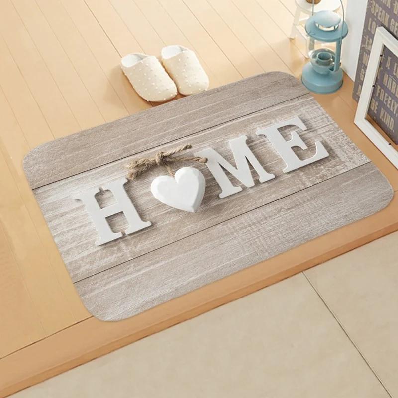 Fun Choice Doormat Rug HOME Pattern Floor Mats Living Room Bedroom Anti-slip Carpets Kitchen Balcony Entrance Soft Foot Mat