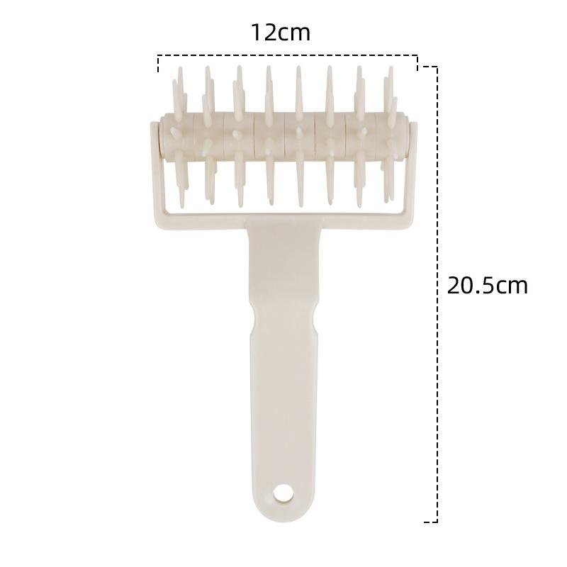 Plastic Lattice Roller Cutter Dough Cutter Pizza Dough Docker Cookie Pie Pizza Pastry Lattice Roller Cutter Bread Hole Punch