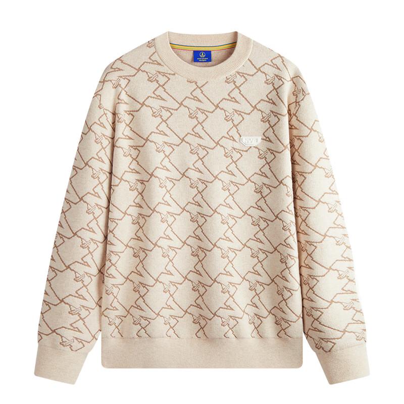 NVG·YOUNG Unisex Letter Wool Blend Sweater