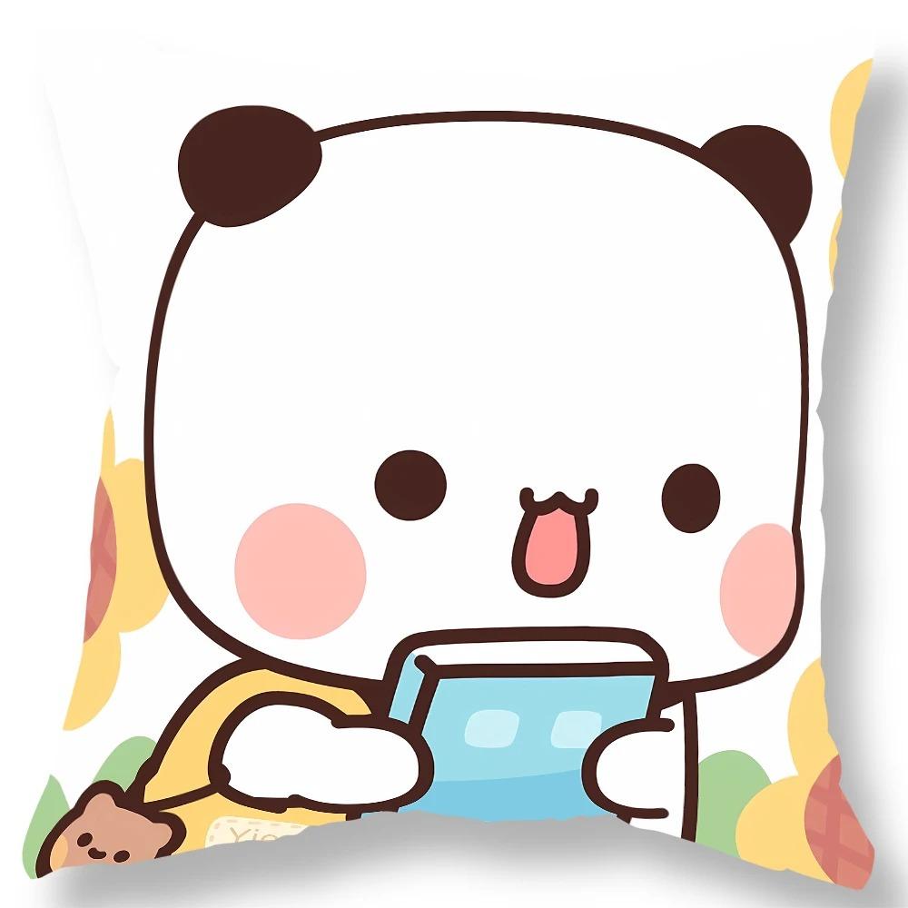 Office Living Room Home Pillowcase Kawaii Anime Bear Pattern Pillowcase Car Ornaments