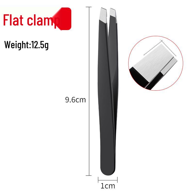 Stainless Steel Eyebrow & Beard Tweezers - Hair Removal, Customizable