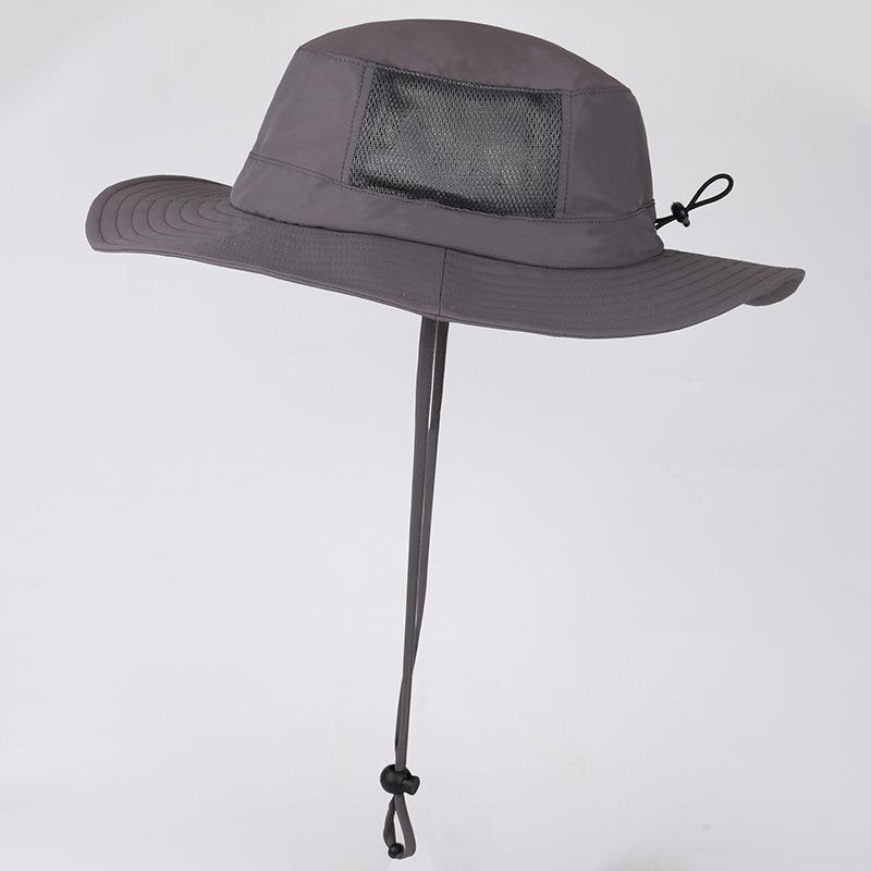Bucket Hat Herren Outdoor Schnelltrocknend Dünn Atmungsaktiv Sonnenschutz Visor Damen Große Krempe Spritzwassergeschützt Lässiger Fischerhut