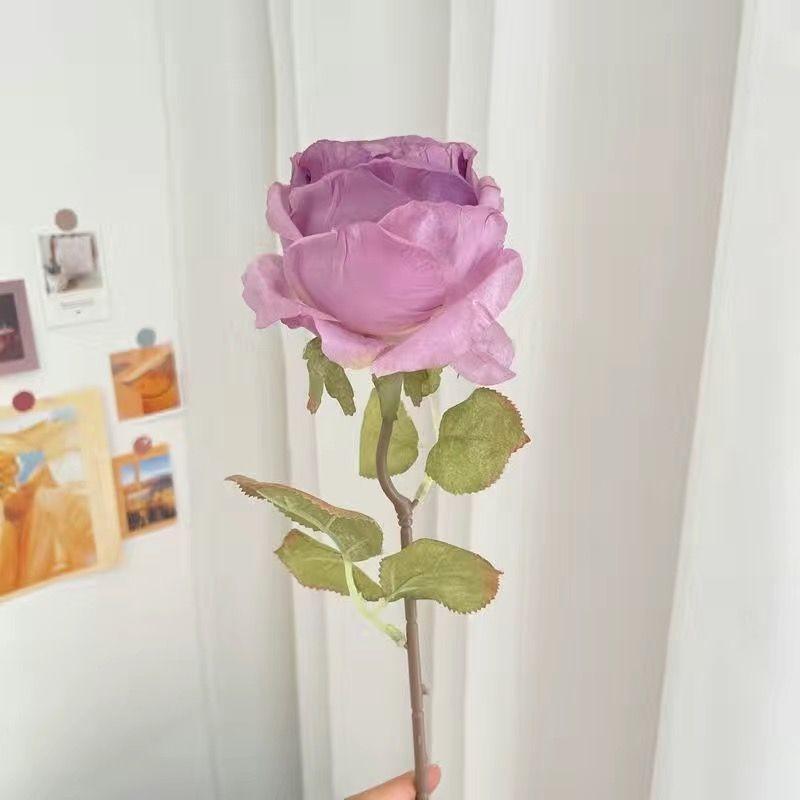 Style French Faux Silk Roses For Wedding Decor Photography Props Styling Home