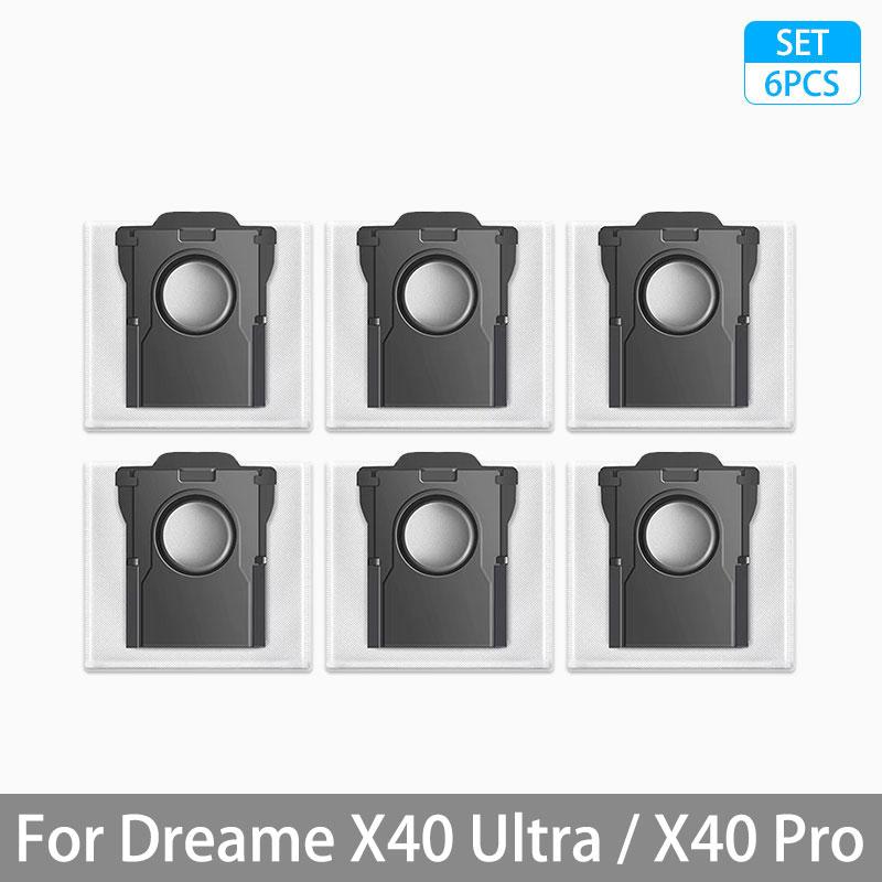 For Dreame X40 Ultra / X40 Pro Accessories Rubber Main Side Brush Mop Cloth Dust Bag HEPA Filter Robot vacuum Replacement Parts
