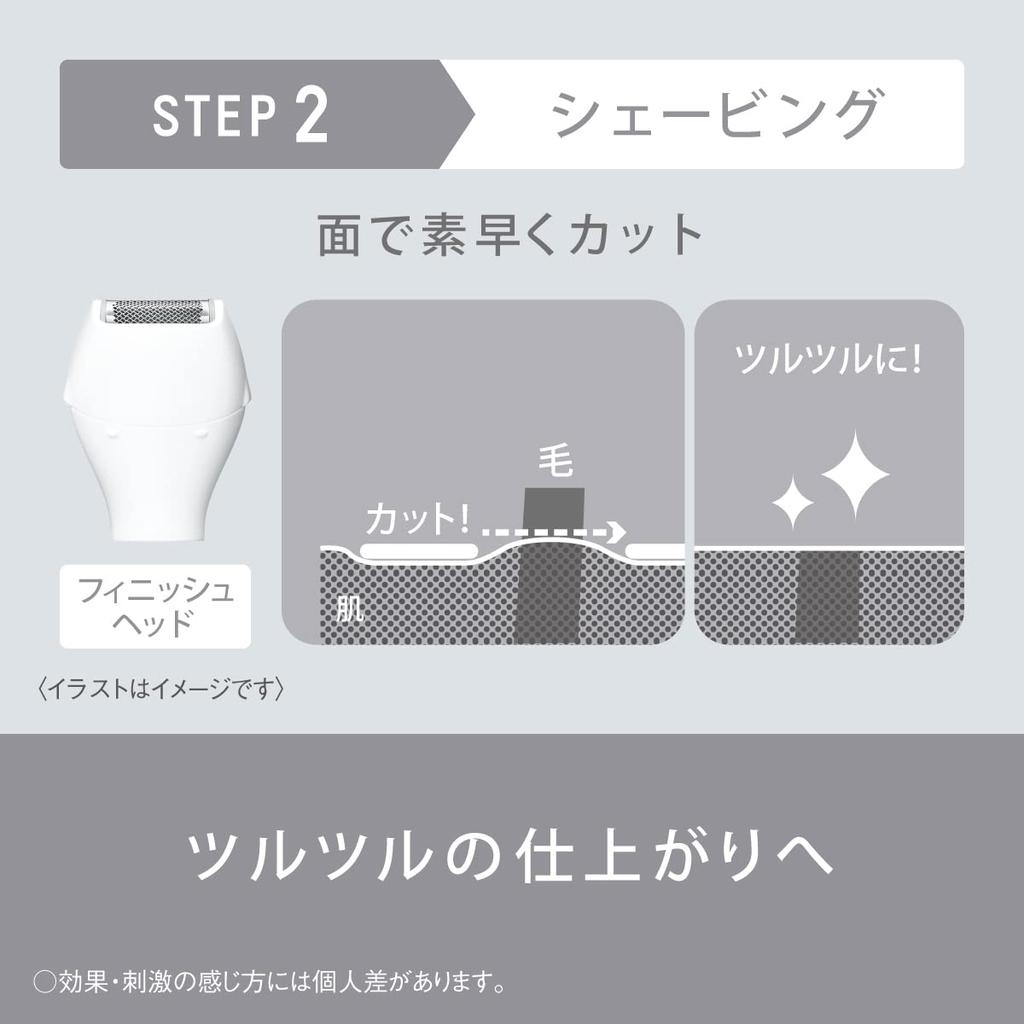 Panasonic Haarentferner Ferrier VIO dedizierter Rasierer IPX7 wasserdicht Trockenrasur batteriebetrieben Grauton ES-WV62-H