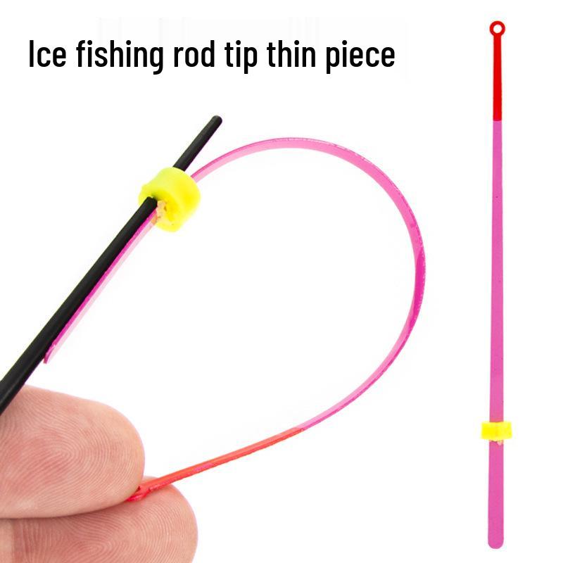 Red Ice Fishing Rod Tip Extension - Winter Outdoor Tackle Accessory