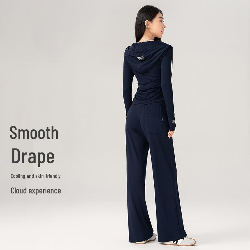 Temperate Outdoor Long Straight-Leg Slimming Pants - Casual Drape-Friendly Sportswear