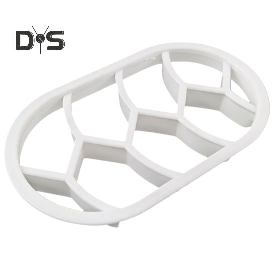 Легкая форма для торта, термостойкая удобная форма для выпечки печенья, круглая овальная форма для выпечки Ellipse белый