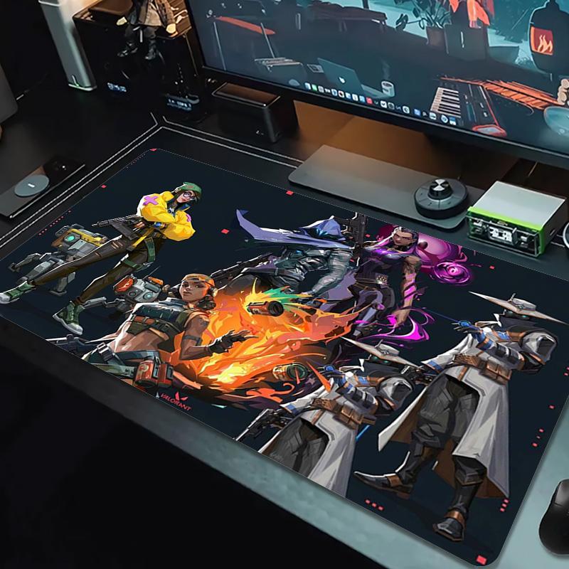 VALORANT Color Mouse Pad Large Gaming Table Cushion Non-slip Laptop Tablet Big Mousepad XXL Mat Mini PC Playmat With Lock edge