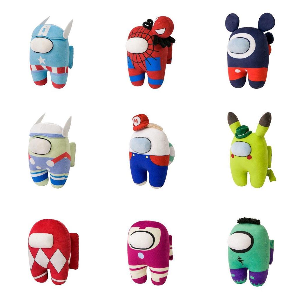 Gioco Us Among Peluche Giocattolo Peluche Ripieno Bambola Pikachu Mario Superman Spiderman