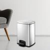 Foot Pedal Garbage Bin Kitchen Waste Basket Portable Removable Inner Bucket Step on Trash Can