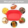 20cm Air Fryers Oven Baking Tray Fried Chicken Basket Mat AirFryer Silicone Pot Round Replacemen Grill Pan Accessories