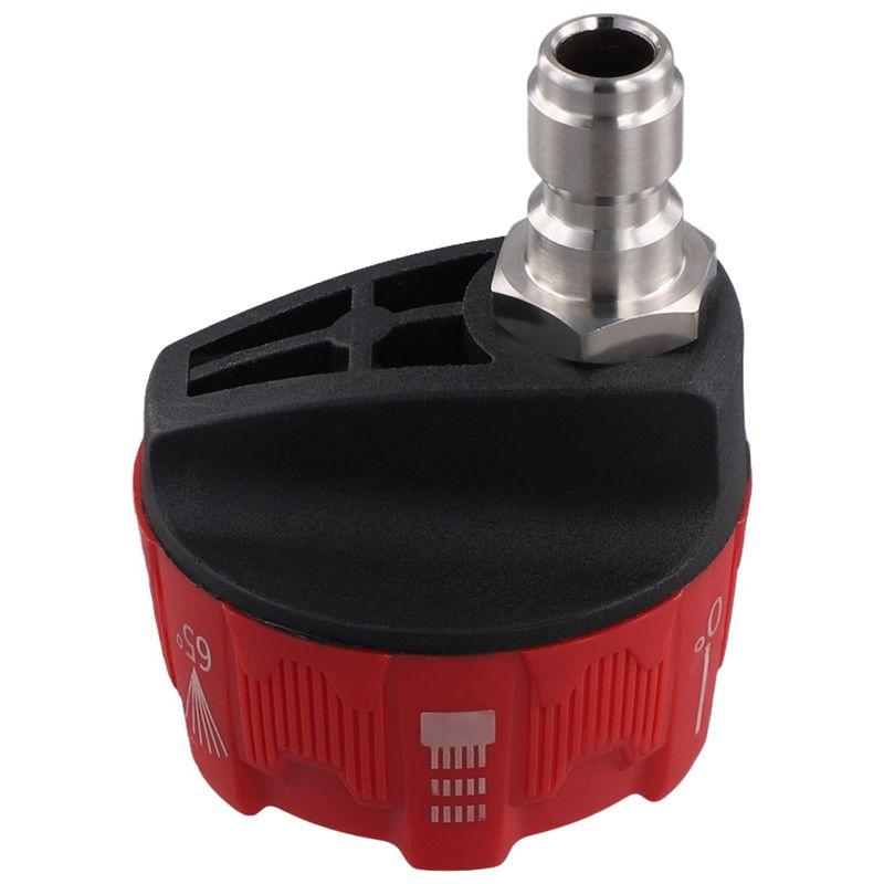 AEE2-High Pressure Washer Nozzle Adjustable Cleaning Nozzles Adjustable Hose Nozzle Quick Connect Male Adapter