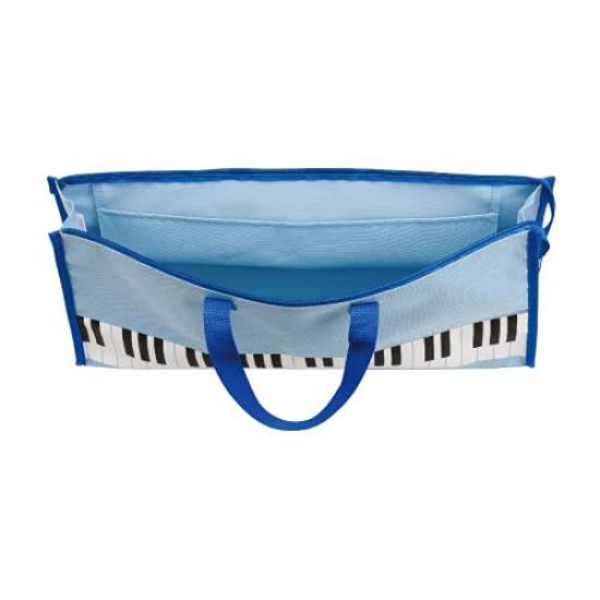 Zenon Key with Storage Bag Keyboard and Original Name Sticker Set C-32B Harmonica, Blue, (Blue Pattern)