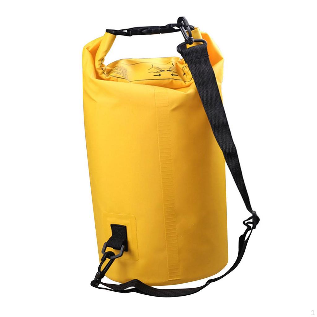 10L Waterproof Roll Bag, Portable Airtight for Skiing, Snowboarding, Surfing, Rafting, Beach