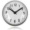 Waterproof Clock for BathroomKitchen, Affordable, with Suction Cup, Wall Mount, Stylish, Waterproof Clock, Bathroom Clock, Wall Clock, White