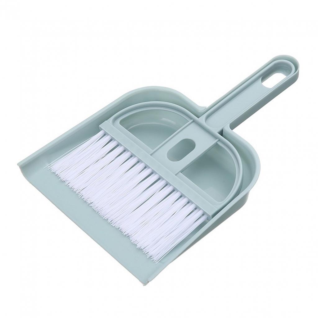 Effortless Cleanup with Mini Dustpan and Broom Set for Home and Office