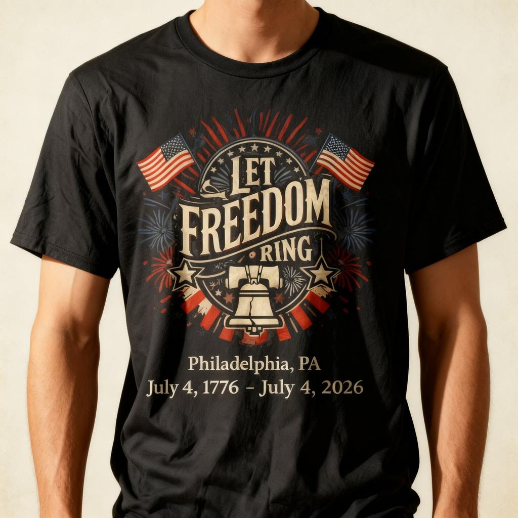 Philadelphia 250th Anniversary Let Freedom Ring Unisex T-Shirt