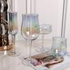 Tulip Crystal Glass Ribbed Cocktail & Juice Cup Set