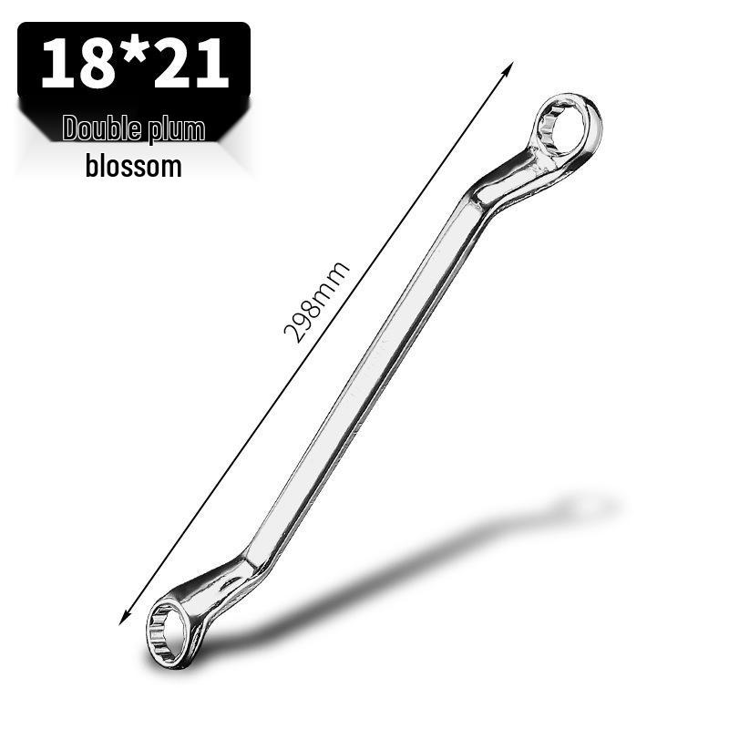 Plum Blossom Dual-Use Double-Head Wrench and Socket Set for Auto Repair