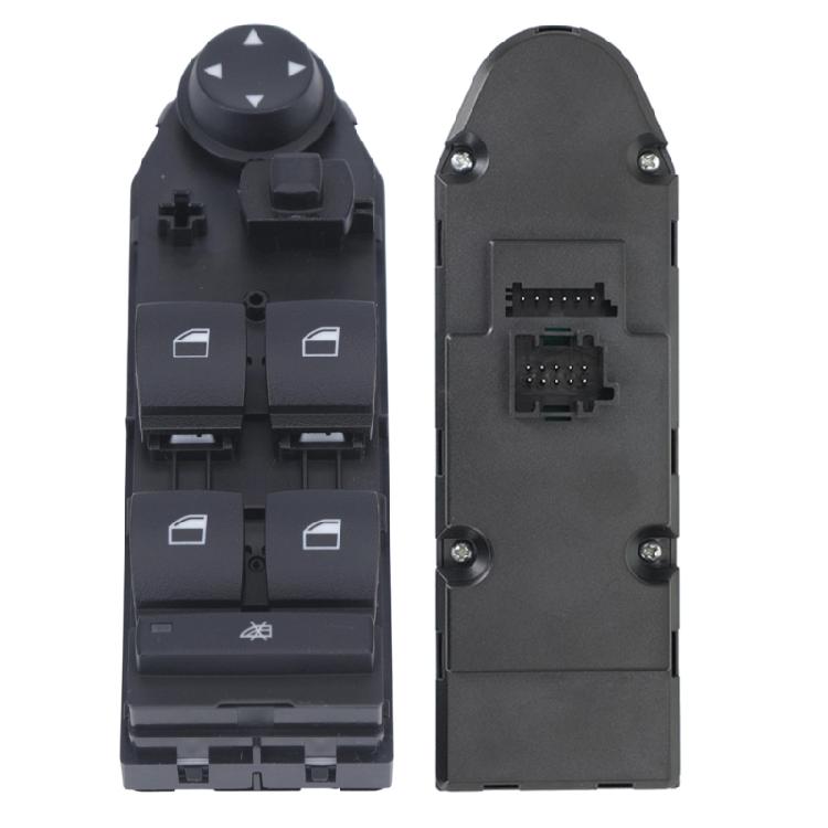 Driver Door Window Main Switches for E83 2004-2010, Four Window Control Buttons and Mirror , ABS Electronic Housing, Replacement Assembly 61313414352