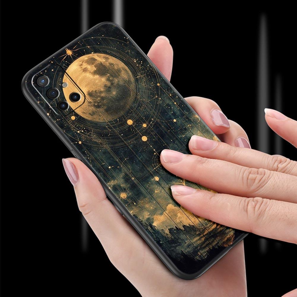 Phone Case For Oneplus 13R 13 12 10T 11 R10 Nord N100 N200 N10 9 9R CE 2 3 Z Pro Lite 5G Soft TPU Cover Fashion Starry Sky Stars
