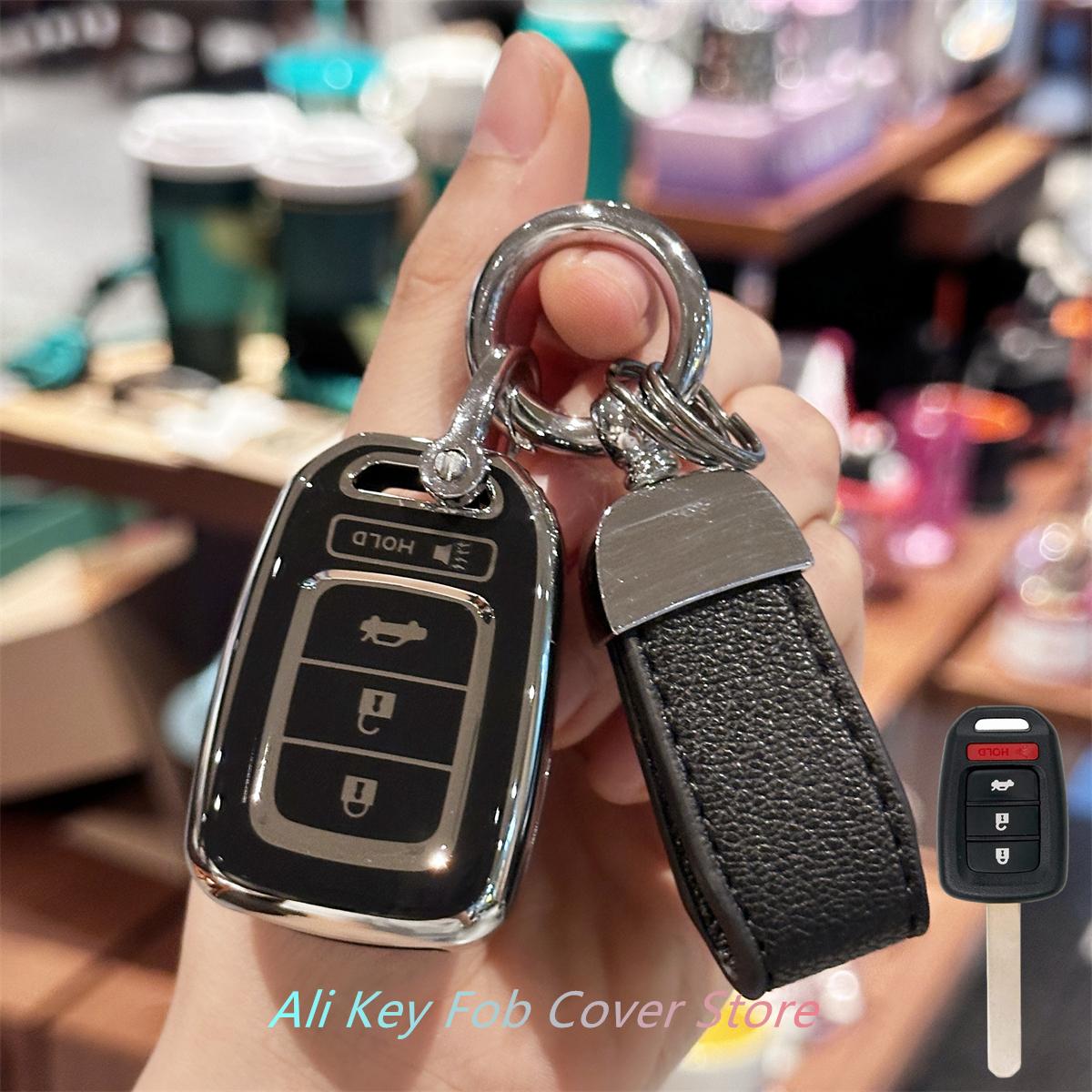 

Чехол для ключа с брелоком для ключей от автомобиля Honda Accord Civic CR-V