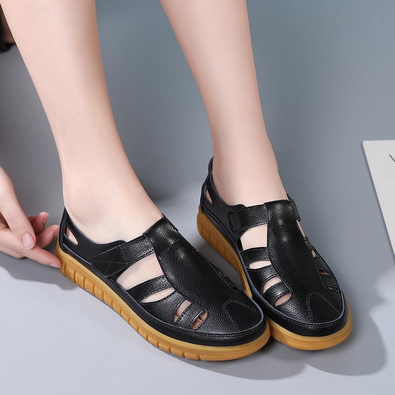 Damsandaler Nya Sommarsandaler Dam Bekväma Flats Promenadsandaler Strandskor Damskor sandalias de mujer