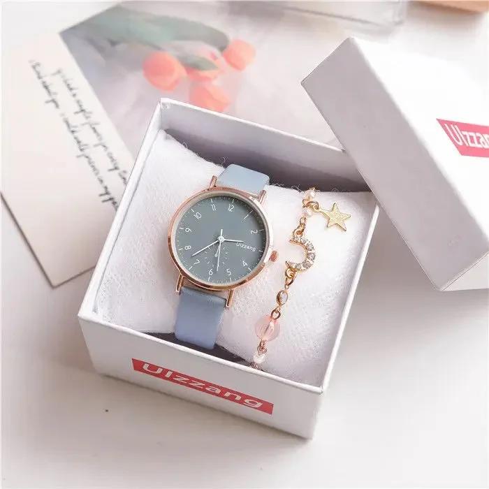 

Новинка сезона, горячая распродажа, женские часы в минималистичном ретро-стиле для учениц средней и старшей школы, роскошные кварцевые наручные часы