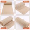 M-Modern-1 Roll Burlap Table Runner 30Cm Width 10M Long Burlap Fabric Roll Farmhouse Table Runners Country Wedding Decoration